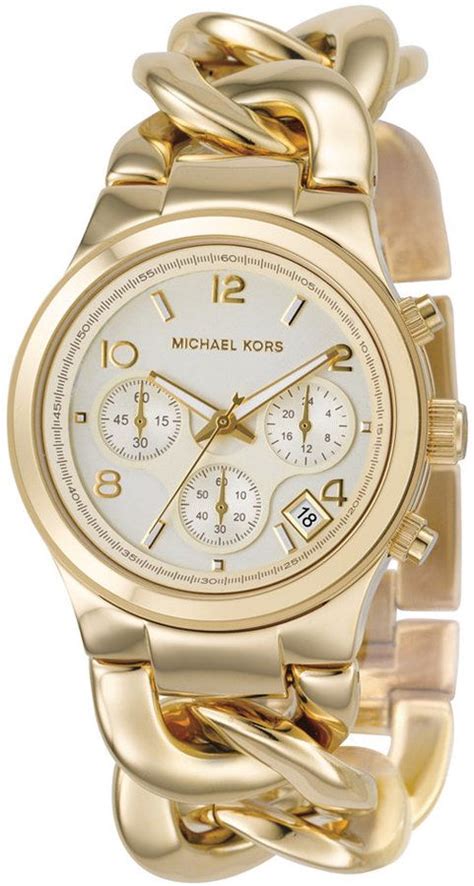 Michael Kors Runway Twist Gold Plate